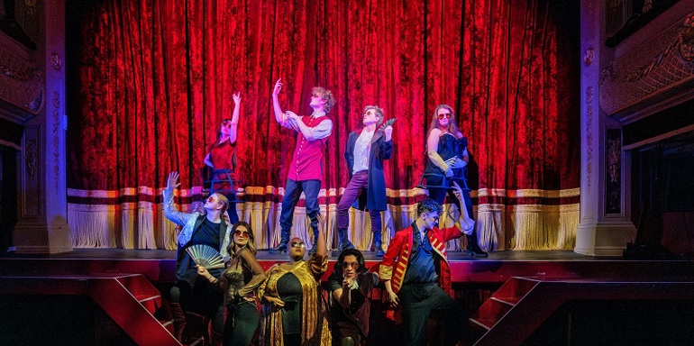Leeds Conservatoire Students Performing Mike Bartlett's Scandaltown At City Varieties Music Hall. Resized For Website. Credit Anthony Robling