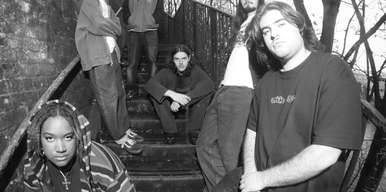 Murgatroyd band shot in black and white